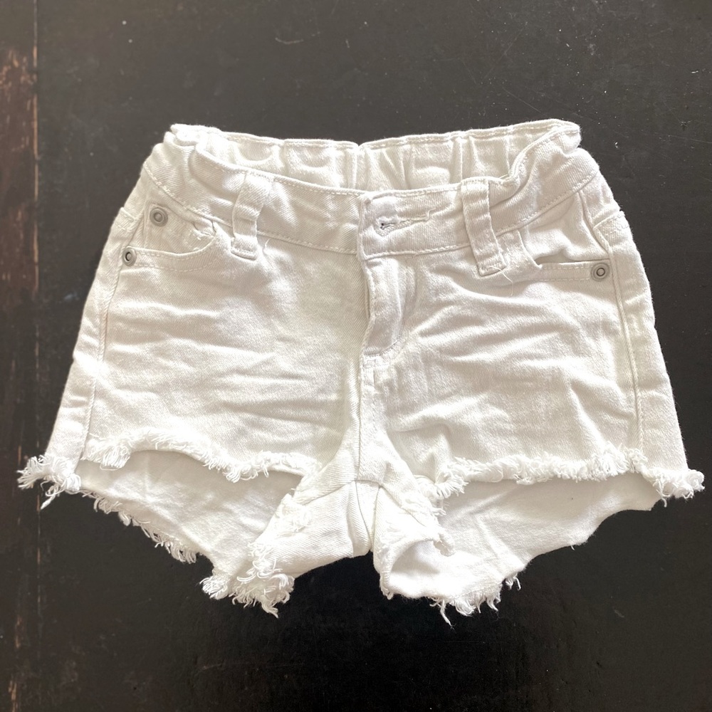 Seed Heritage - white cutoff denim shorts size 3T